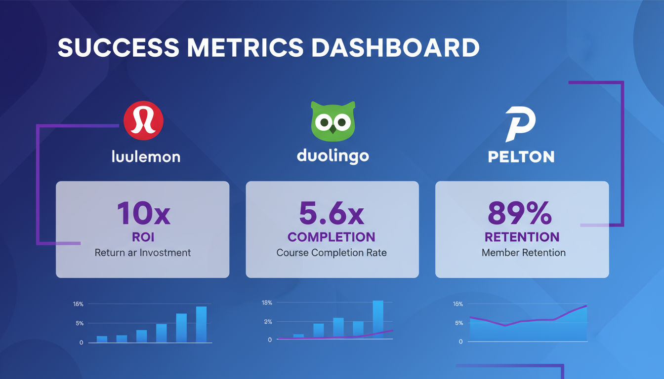 Success metrics from Lululemon, Duolingo, and Peloton collaborative challenges